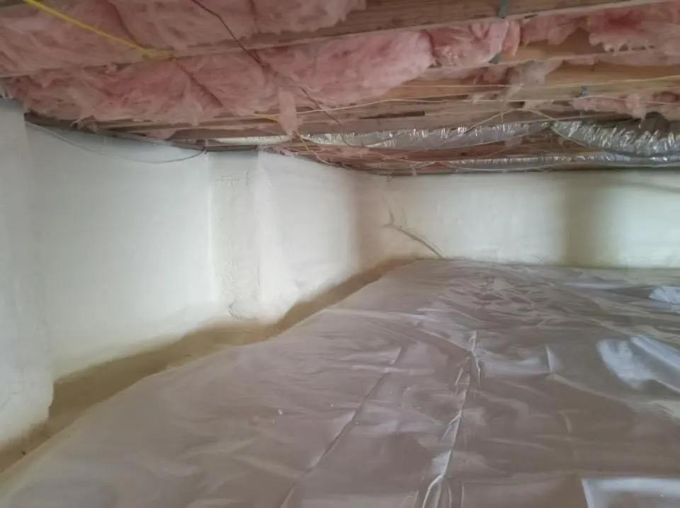 Crawl space encapsulation with closed-cell spray foam for Roof Maintenance in Lone Grove